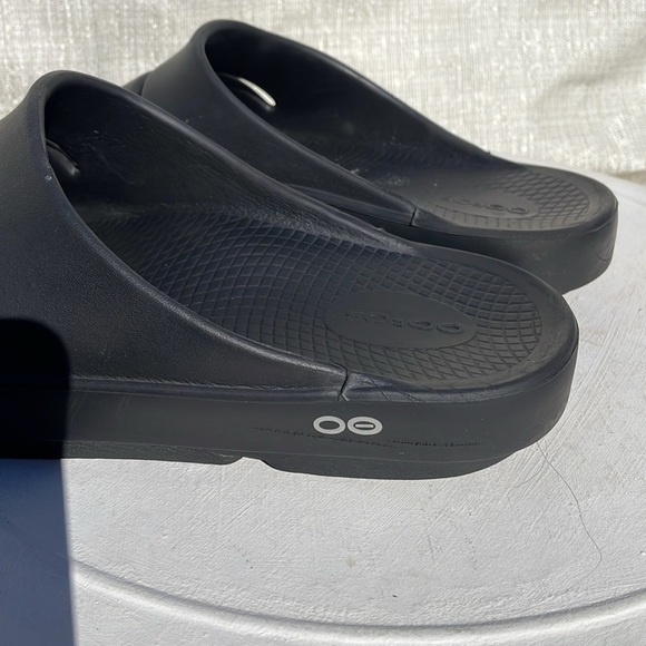 Oofos Men’s Ooahh Slide Sandal - Black Unisex Slide Women’s Sz 10/ Men’s 8 main image 10